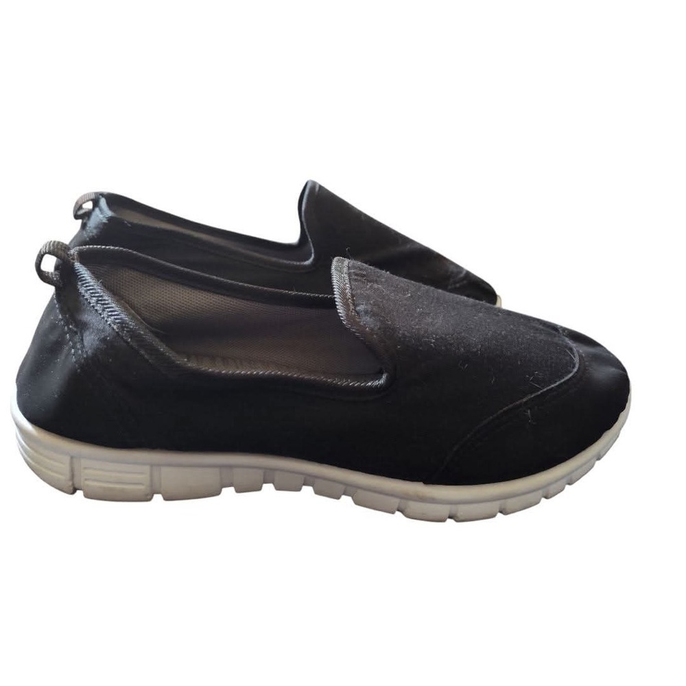 Women’s Black Slip-On Sneakers by Bobbie Brooks